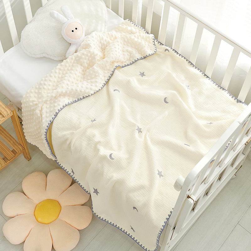 Doudou Blanket Baby Blanket Crepe Newborn Soothing Blanket null
