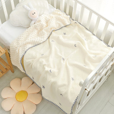 Doudou Blanket Baby Blanket Crepe Newborn Soothing Blanket null