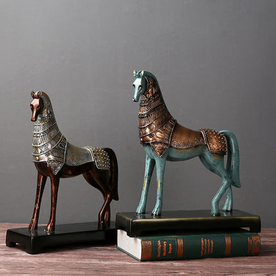 Decorative Ornaments Bronze War Horse Ornaments null