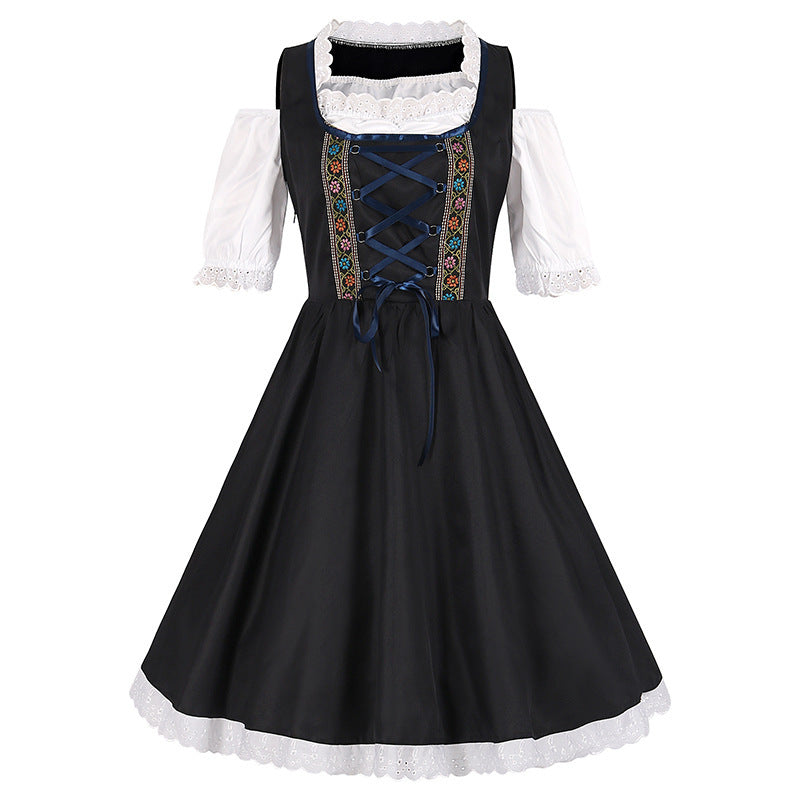 German Halloween Costume Maid Costume null