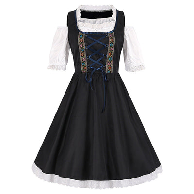 German Halloween Costume Maid Costume null