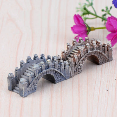 Micro Landscape Ornaments Resin Bridge Craft Ornaments null