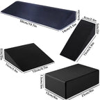 Foam Wedge Slant Board, 2-Pcs Update Calf Stretcher, Squat Wedges for Yoga, Foot Rehabilitation and Stretching, and Physical Therapy