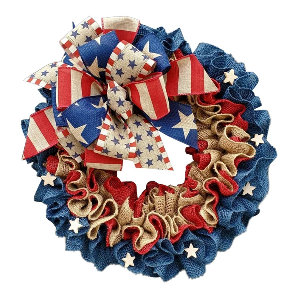 Independence Day Wreath Ornament Family null