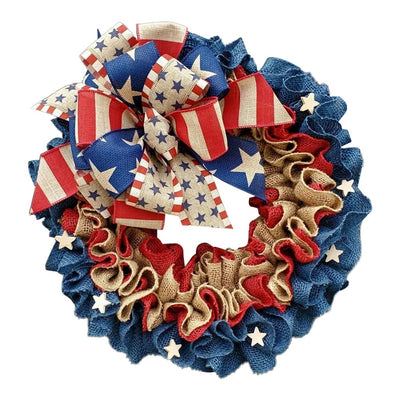 Independence Day Wreath Ornament Family null