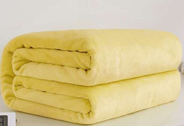 Flannel blanket coral blanket null