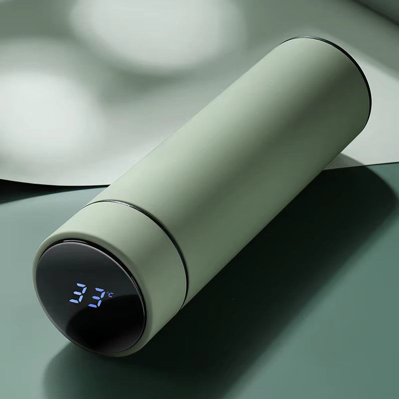 500ML Smart Thermos Water Bottle Stainless Steel Insulation Touch Intelligent Temperature Display Vacuum Flasks Cup Digital Mug