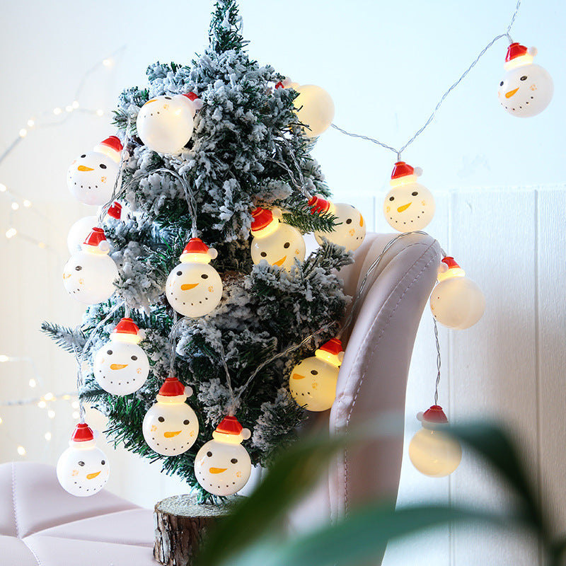Snowman string lights Christmas lights decoration lights null
