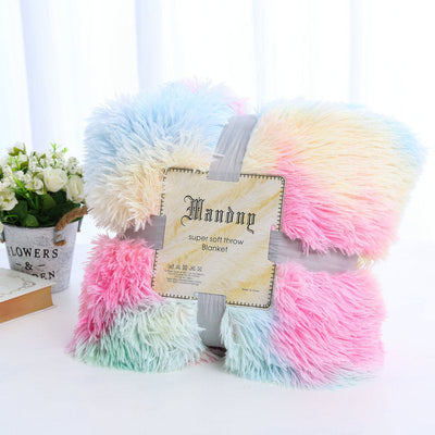Plush Blanket Double-layer Blanket Multifunctional null