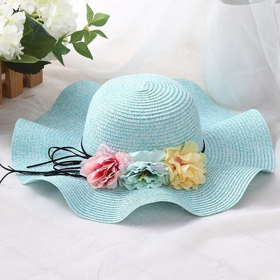 Summer wreath parent-child hat null