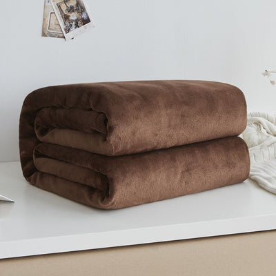 Flannel blanket coral blanket null