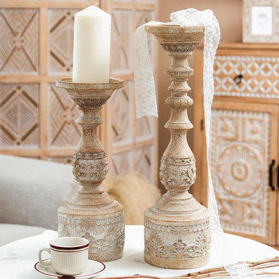 Candlestick Ornaments Decorative Resin Crafts Ornaments null