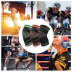 Unisex Knee Brace Sleeve Patella Support Stabilizer, Green, XXL