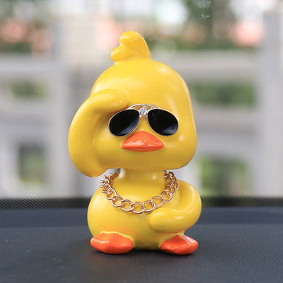Little Yellow Duck Car Interior Ornaments Ornaments null