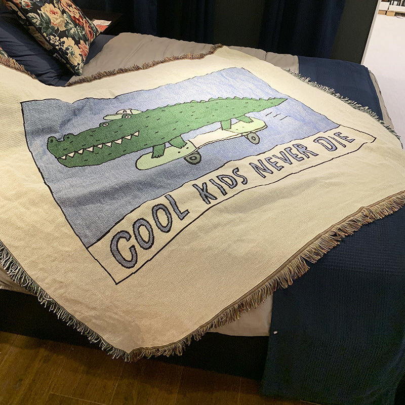 Sofa blanket knitted blanket null