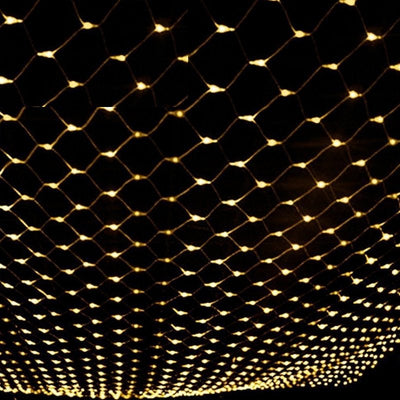 Christmas led lights string lights outdoor waterproof fishnet lights full of stars paved holiday lights wedding ins decorative lights null