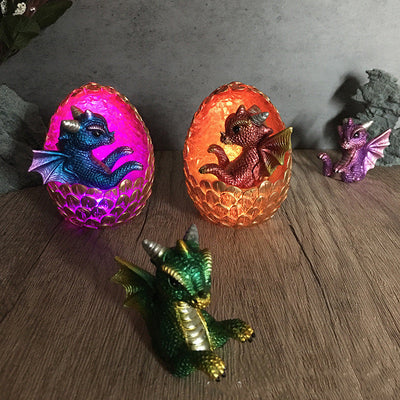 Illuminated Dragon Egg Ornaments Imitation Crystal Ornaments null