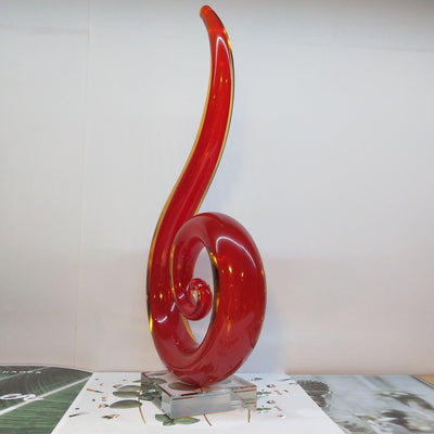Modern Minimalist Glass Abstract Ornaments null