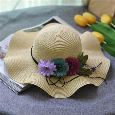 Summer wreath parent-child hat null