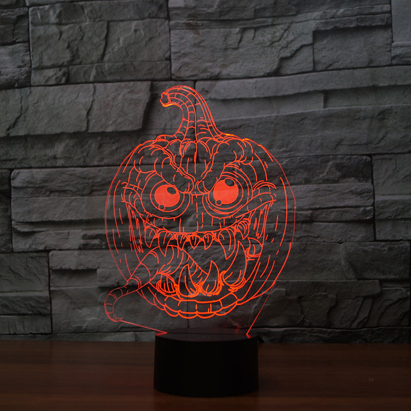 3D lights LED colorful pumpkin lights null