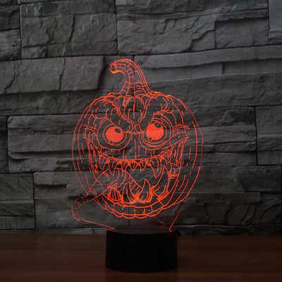 3D lights LED colorful pumpkin lights null