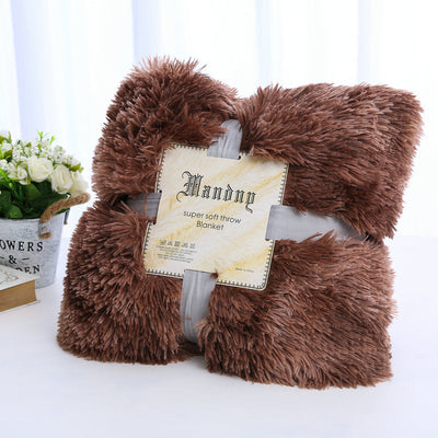 Plush Blanket Double-layer Blanket Multifunctional null