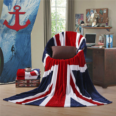 Flannel blanket travel multifunctional blanket null