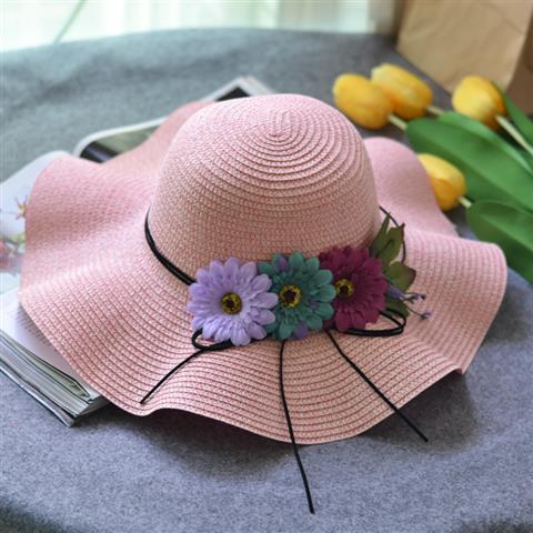 Summer wreath parent-child hat null