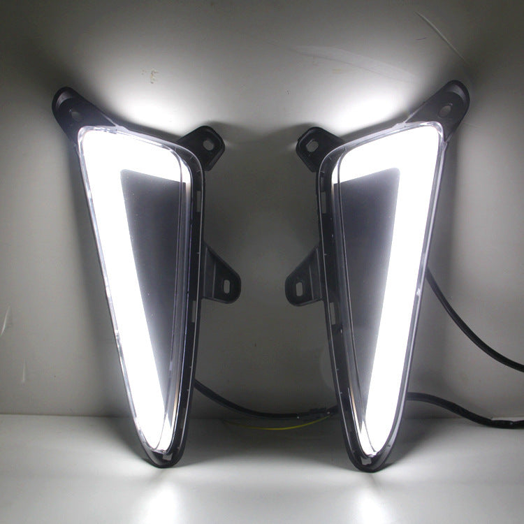 LED Daytime Running Lights Fog Lights Modified Yellow Light Steering null