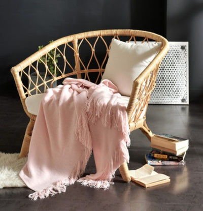 Fringed Knitted Small Blanket Napping Blanket Sofa Blanket null