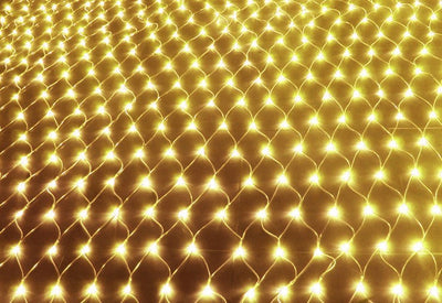 Christmas led lights string lights outdoor waterproof fishnet lights full of stars paved holiday lights wedding ins decorative lights null