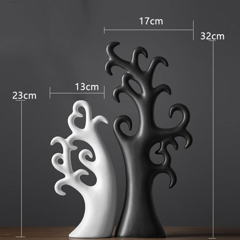 Home Living Room Ceramic Ornaments Creative Desktop Wine Cabinet Ornaments null