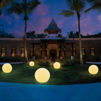 Led Luminous Ball Lights Outdoor Waterproof Colorful Lights Lawn Luminous Ball Garden Floor Lights Swimming Pool Floating Ball Lights null