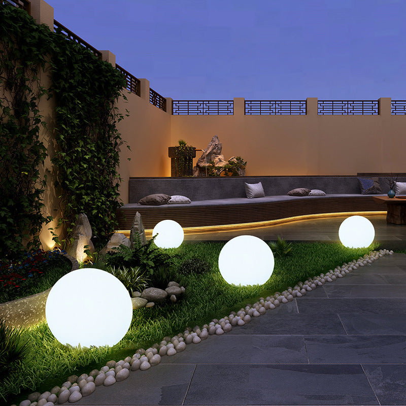 Led Luminous Ball Lights Outdoor Waterproof Colorful Lights Lawn Luminous Ball Garden Floor Lights Swimming Pool Floating Ball Lights null