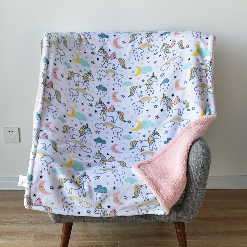 Baby Flannel Blanket Shawl Blanket null