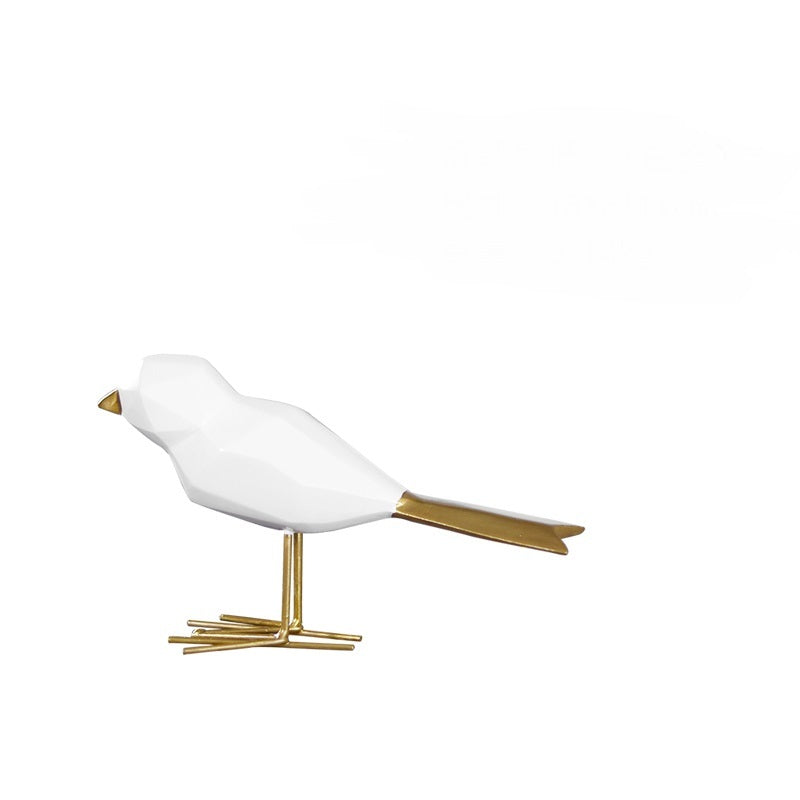 Modern Simple Ornaments Origami Resin Bird Ornaments null