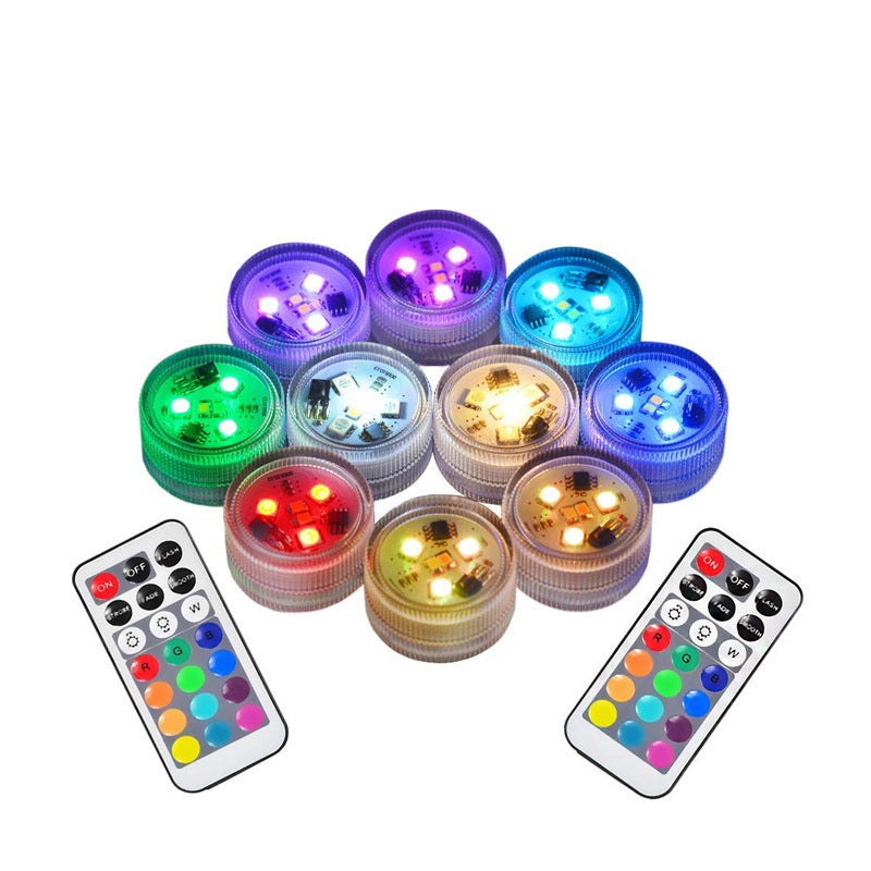 Led Highlight Three Diamond Aquarium Lights Aquarium Lights Rgb Remote Control Decorative Lights null