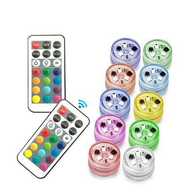 Led Highlight Three Diamond Aquarium Lights Aquarium Lights Rgb Remote Control Decorative Lights null