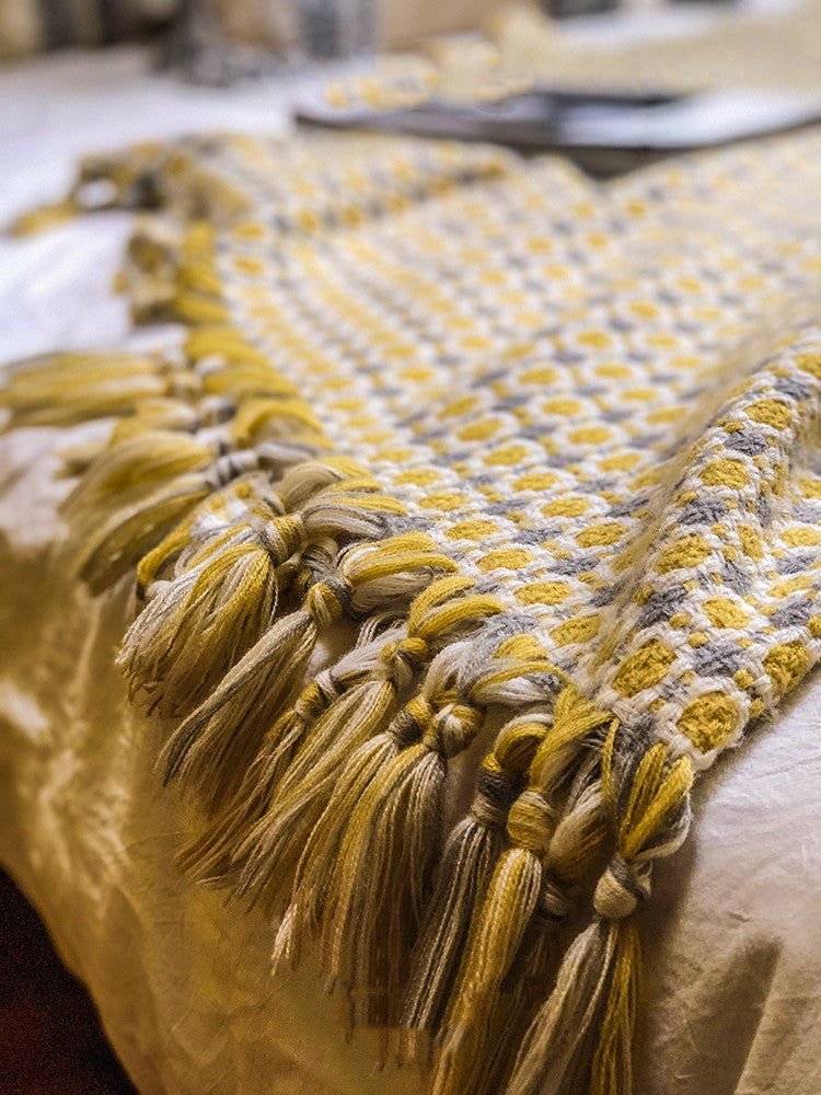 Sofa Blanket Cover Blanket Knitted Tassel Single Nap Blanket Batch Blanket null