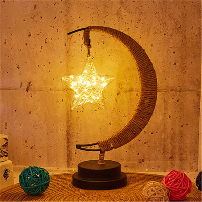 Led Modeling Lights Star Moon AppleChristmas Decoration Lights null