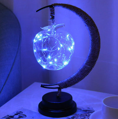 Led Modeling Lights Star Moon AppleChristmas Decoration Lights null