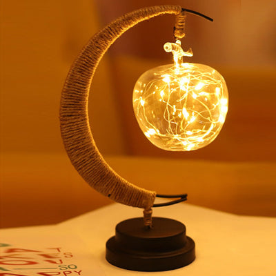 Led Modeling Lights Star Moon AppleChristmas Decoration Lights null