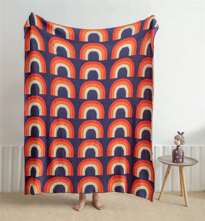 Nordic Cotton Wool Blanket Napping Blanket Cover Blanket null