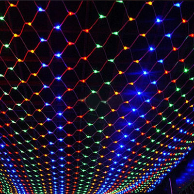 Christmas led lights string lights outdoor waterproof fishnet lights full of stars paved holiday lights wedding ins decorative lights null