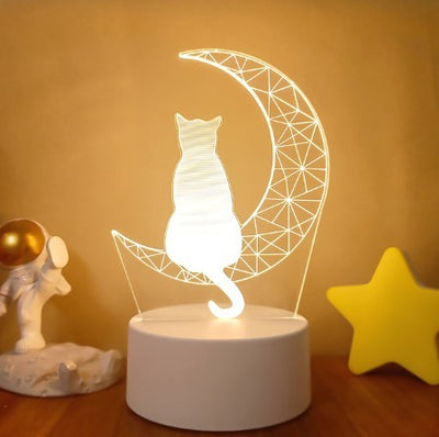 3D Lights Colorful Touch Remote Control LED Visual Lights null