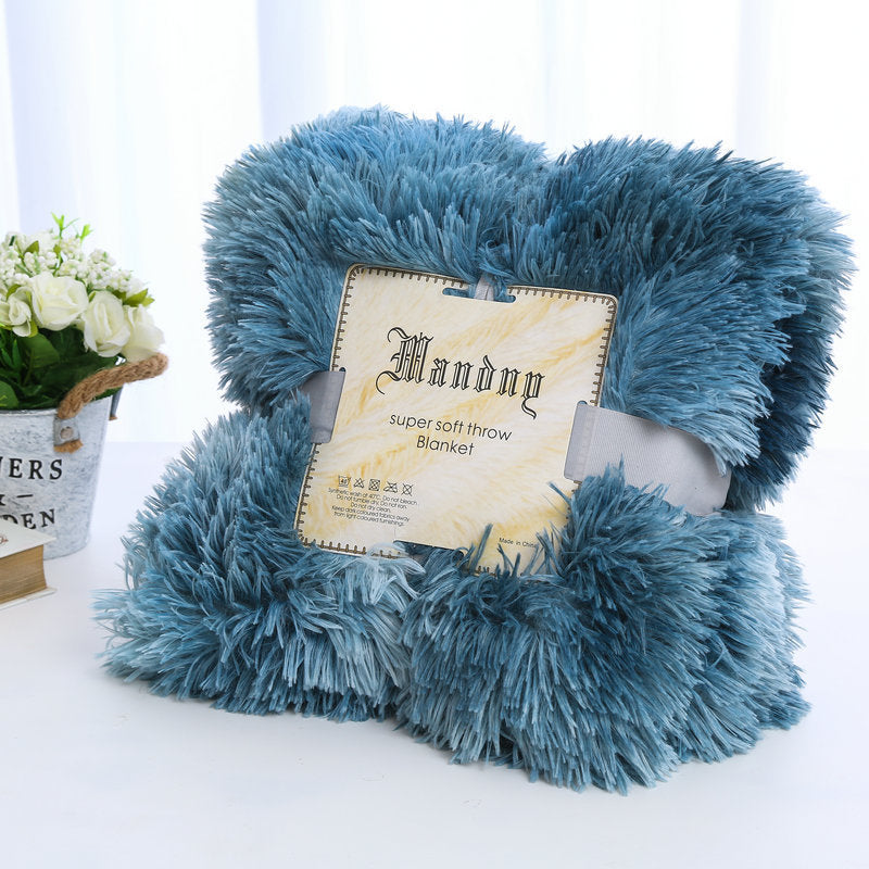 Plush Blanket Double-layer Blanket Multifunctional null