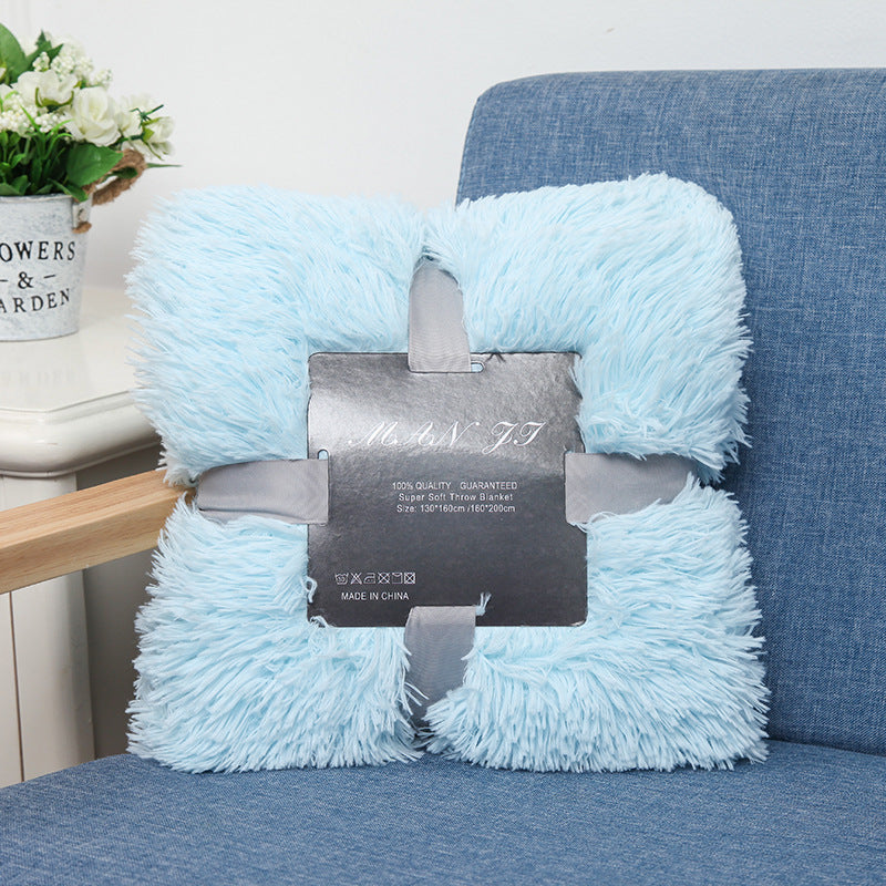 Plush Blanket Double-layer Blanket Multifunctional null