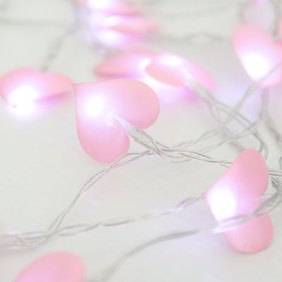 Led Lights Curtain Lights Fabric Peach Heart String Lights null