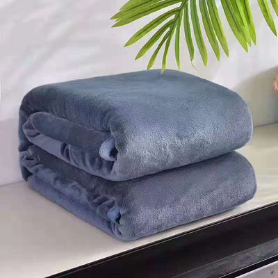 Flannel blanket coral blanket null