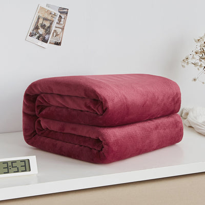 Flannel blanket coral blanket null